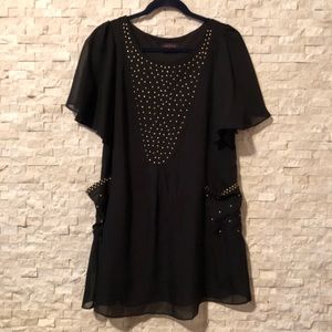 Studded chiffon party dress!!